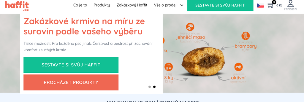 Haffit.cz — zakázkové krmivo na míru